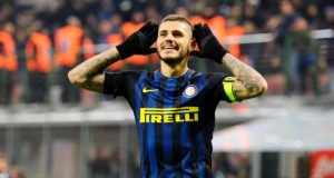 Inter: Bwin Possible New Sponsor Mauro Icardi celebrates a goal against Crotone-Photo: Giuseppe Celeste / Insidefoto