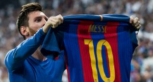 Messi pays fine to avoid prison sentence Leo Messi celebrates after scoring the winning goal against Real Madrid Foto Alterphotos / Insidefoto